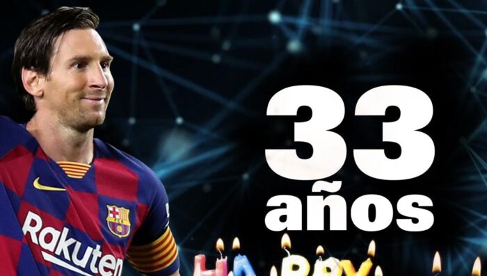 ميسي 33 عامًا