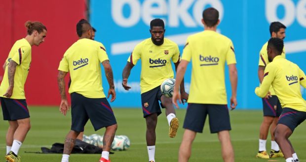 تدريبات برشلونة , اومتيتي