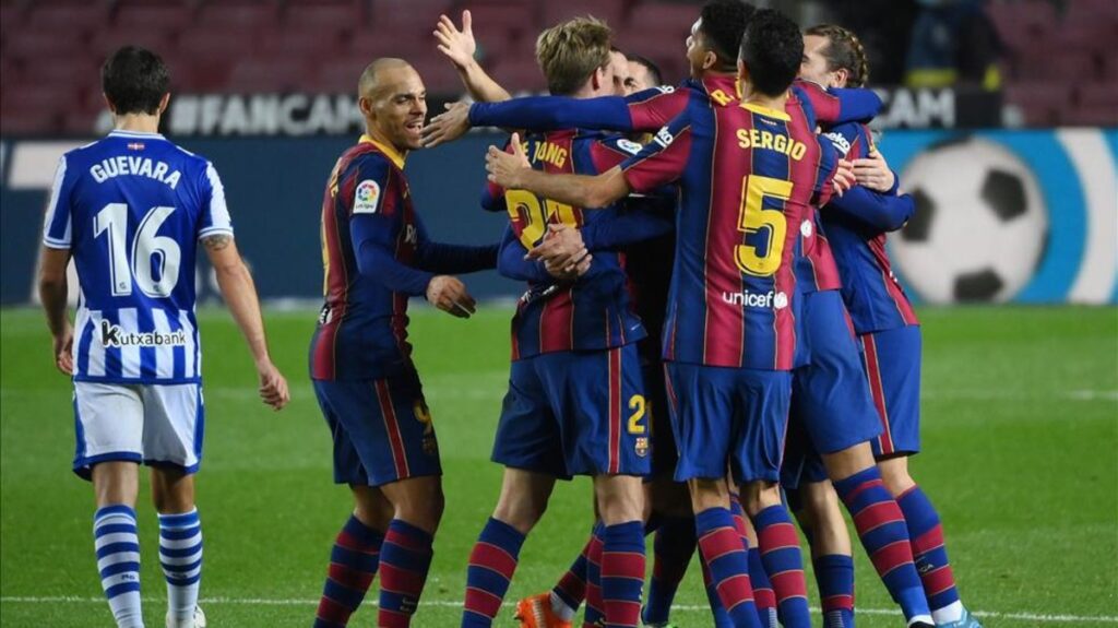 الفريق , لاعبي برشلونة