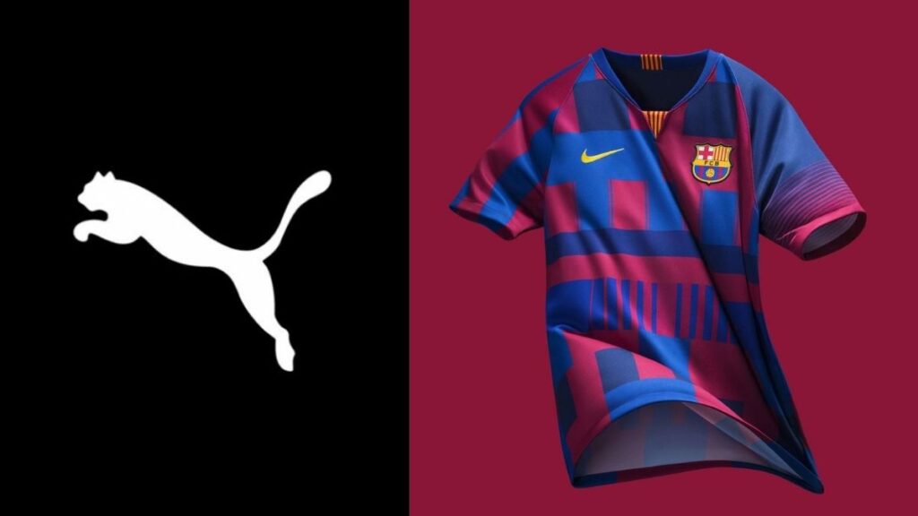 قميص برشلونة و بوما