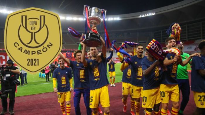 برشلونة سيلعب بشعار البطل على القميص 1