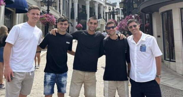 جولة للاعبي برشلونة في مدينة لوس أنجلوس قبل أن يودعوها 1