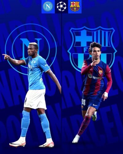برشلونة ضد نابولي