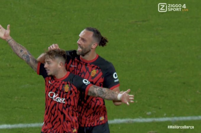 مايوركا يفرض التعادل على برشلونة 1