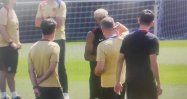 برشلونة في جلسة استرخاء قبل الوداع المنتظر 1