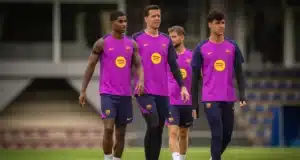 راشفورد في تدريبات برشلونة