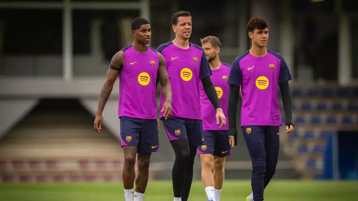 راشفورد في تدريبات برشلونة