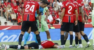 أراساتي مذهول بعد هدف برشلونة 6