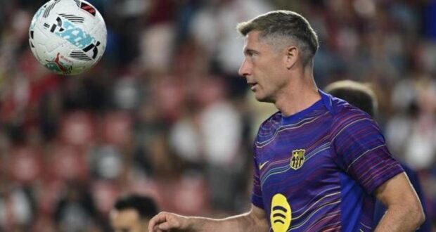 روبرت ليفاندوفسكي، قبل مباراة مع برشلونة