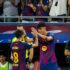 مباراة كرة قدم EA Sports League على ملعب يوهان كرويف، نادي برشلونة، نادي فالنسيا، بيدري مارك بيرنال