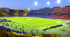 برشلونة-إنتر ميلان (30 أبريل) هي آخر مباراة في دوري أبطال أوروبا تقام على ملعب الأوليمبيكو.