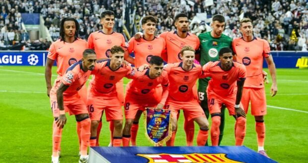 مباراة دوري أبطال أوروبا - نيوكاسل يونايتد - برشلونة - التشكيلة الأساسية