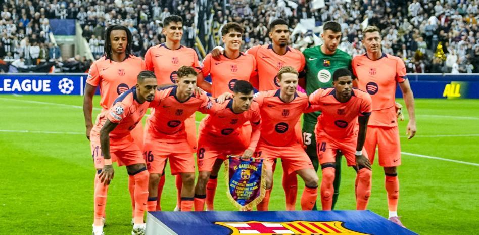مباراة دوري أبطال أوروبا - نيوكاسل يونايتد - برشلونة - التشكيلة الأساسية