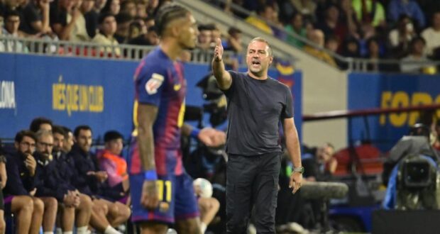 فليك في مباراة الليغا بين برشلونة وخيتافي