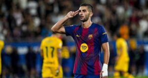 فيران يحتفل بأحد أهدافه ضد خيتافي