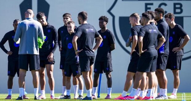 تدريبات برشلونة
