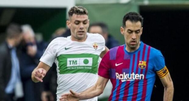 بوسكيتس , برشلونة ضد إلتشي