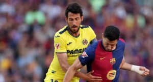لاعب فياريال باريخو ضد ليفاندوفسكي