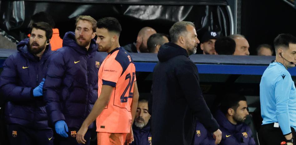 إريك غارسيا , اضطر إيريك جارسيا لمغادرة مباراة كلوب بروج وبرشلونة في الدقيقة 94.