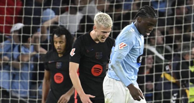 داني أولمو من مواجهة برشلونة ضد سيلتا فيغو