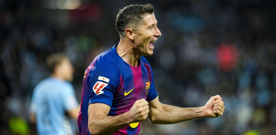 سجل روبرت ليفاندوفسكي ثلاثية في مرمى سيلتا فيغو