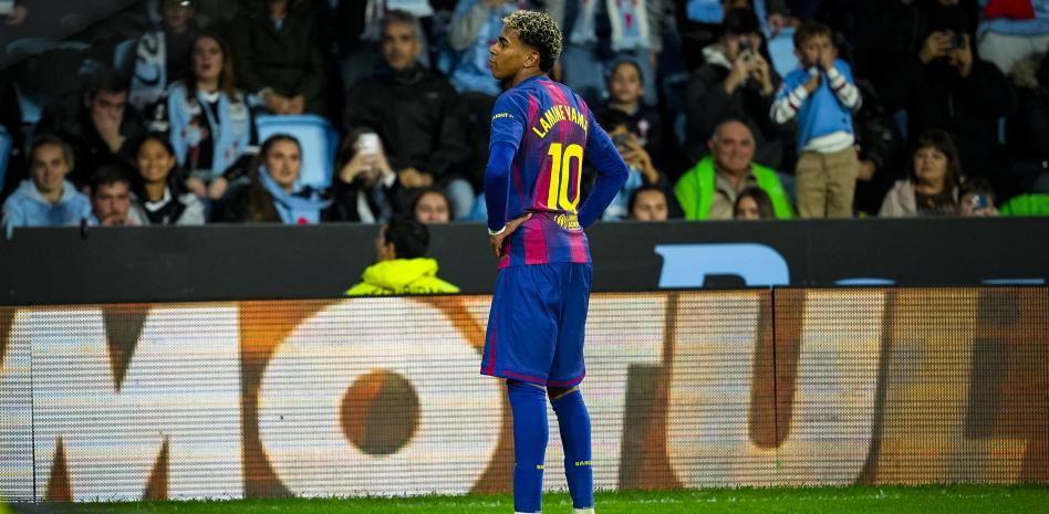 لامين يامال في مباراة سيلتا فيغو وبرشلونة