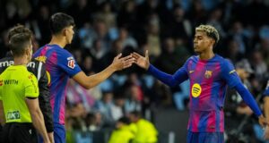 دخل بيرنال في الدقيقة الأخيرة من مباراة سيلتا وبرشلونة