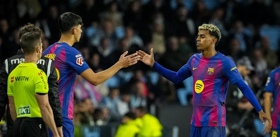 دخل بيرنال في الدقيقة الأخيرة من مباراة سيلتا وبرشلونة