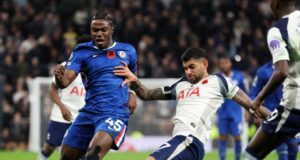 روميو لافيا، خلال مباراة توتنهام وتشيلسي في الأول من نوفمبر.