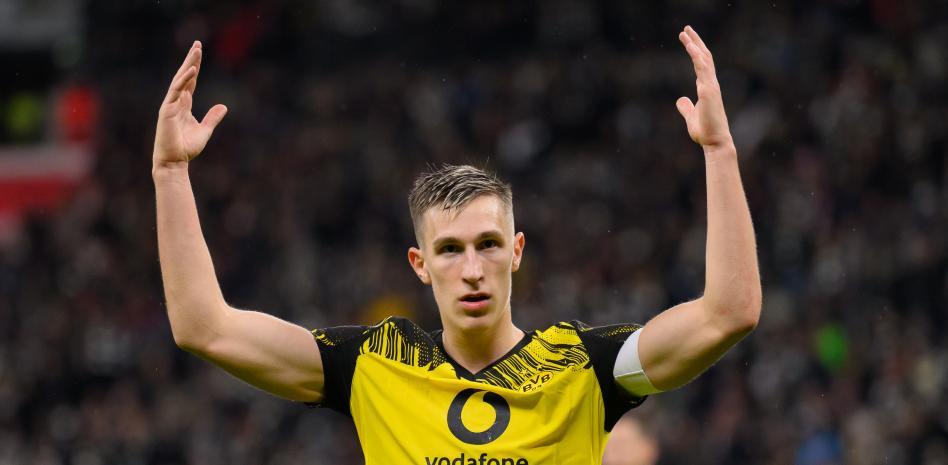 نيكو شلوتربيك في مباراة دورتموند