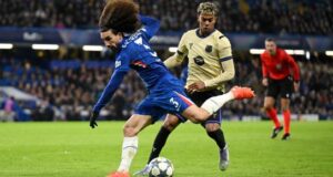 فاز كوكوريلا في المباراة ضد لامين يامال في ستامفورد بريدج