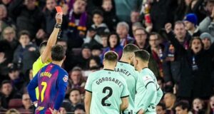 طرد بيلباو ضد برشلونة