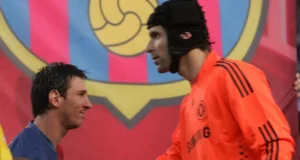 تشيك كان له العديد من المواجهات مع ميسي