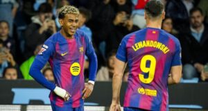 ليفاندوفسكي و لامين يامال