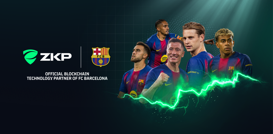 أعلن نادي برشلونة عن اتفاقه مع شركة ZKP
