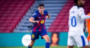 جيرارد مارتن، في مباراة برشلونة ضد ألافيس