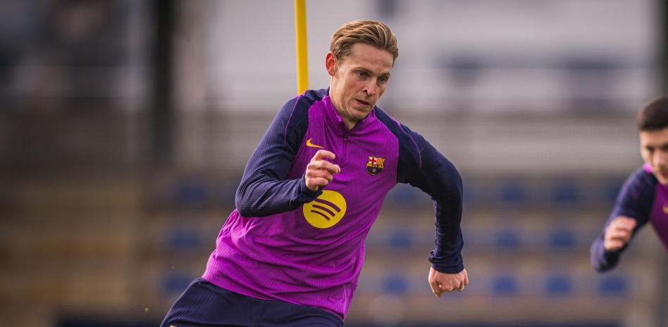 سيغيب فرينكي دي يونغ عن المباراة ضد أتلتيكو.