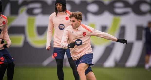 شارك فيرمين لوبيز في جلسة التدريب مع المجموعة.