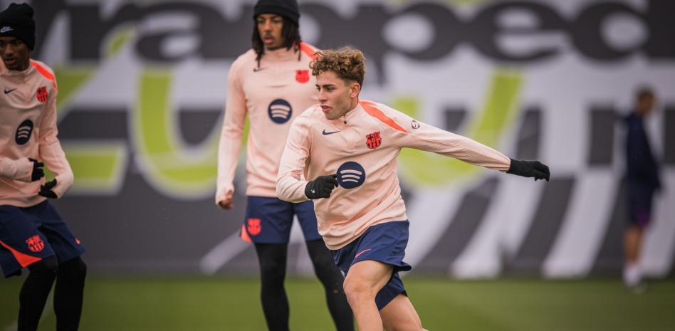 شارك فيرمين لوبيز في جلسة التدريب مع المجموعة.