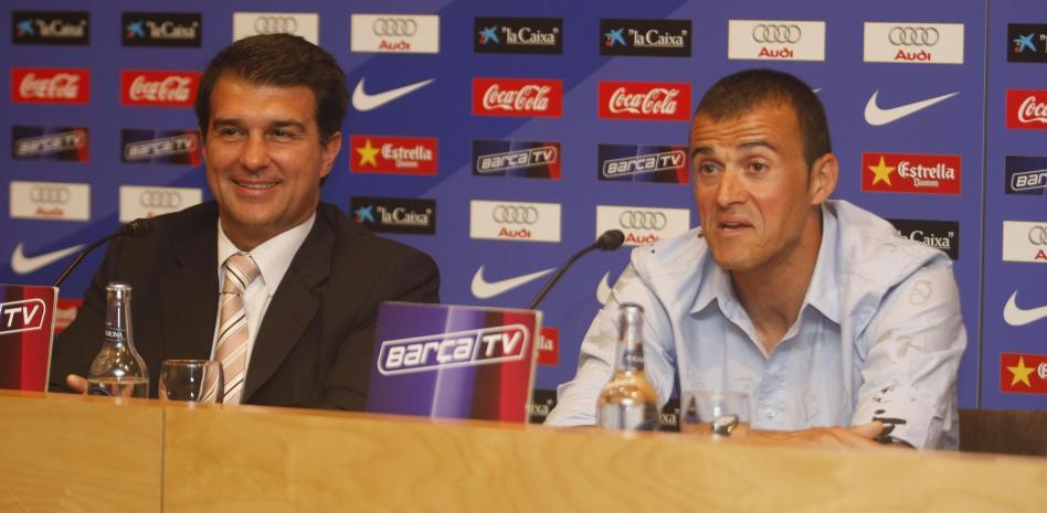 لويس انريكي و خوان لابورتا