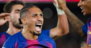 سجل رافينيا هدفين ضد أوساسونا، ليضيفهما إلى رصيده من الأهداف هذا الموسم.