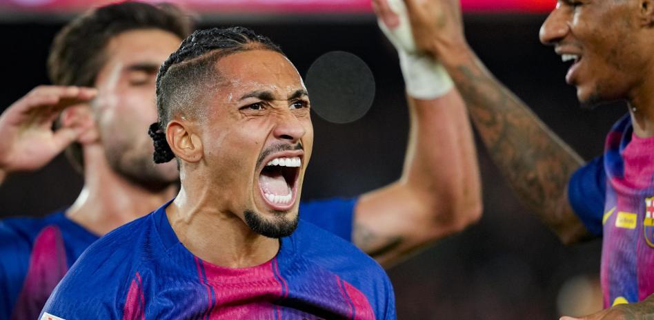 سجل رافينيا هدفين ضد أوساسونا، ليضيفهما إلى رصيده من الأهداف هذا الموسم.