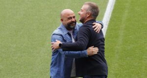 مانولو غونزاليس وهانسي فليك، قبل ديربي الموسم الماضي