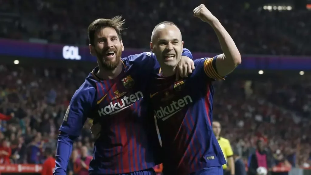 إنييستا و ليو ميسي