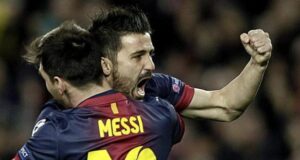 ديفيد فيا و ليو ميسي