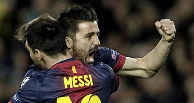 ديفيد فيا و ليو ميسي