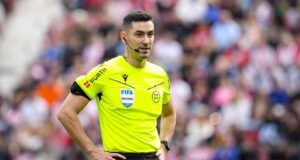 مباراة كرة قدم ضمن دوري EA Sports جيرونا إف سي ريال أوفيدو مونيز رويز