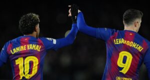 لامين يامال و ليفاندوفسكي