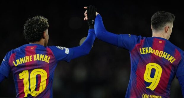 لامين يامال و ليفاندوفسكي