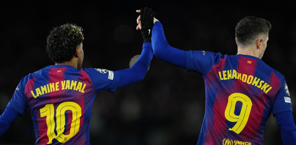 لامين يامال و ليفاندوفسكي